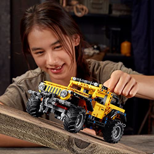 ZINIUKEJI 42122 Technic Compatible con Jeep Wrangler 4x4, Coche de Juguete, Todoterreno, Modelo SUV, Juego de construcción para niños de 6 7 8 9 10 11 12 años de Edad