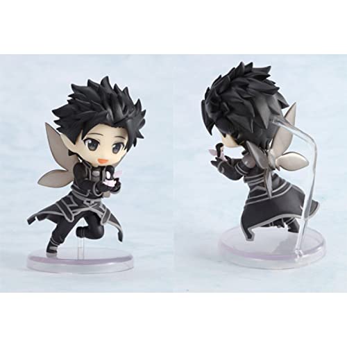 ZIYING 6pcs / Set 6cm Anime Figure Sword Art En línea Figura de acción en línea Kirito Asuna Linda Colección de PVC Colección Regalo