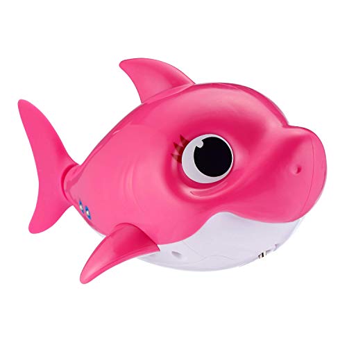 ZURU Robo Alive Junior- Baby Shark Mummy Juegos de baño, Color Rosa (ZURU Inc 25282D)