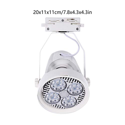 1 unidad de luz LED de riel de 220 V, luz de tienda de ropa, iluminación de cabeza de riel práctica Luz atmosféricaLuz interior