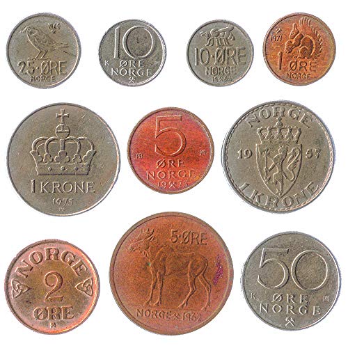 10 monedas coleccionables de América del Sur y del Norte, Europa, Asia, África y Oriente Medio Todos los conjuntos de monedas del mundo.