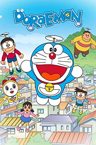 1000 Piece Jigsaw Puzzles For Adults Kids | Doraemon Poster | Family Fun Jigsaws Puzzles For Adults Teens DIY Home Entertainment Toys38X26Cm