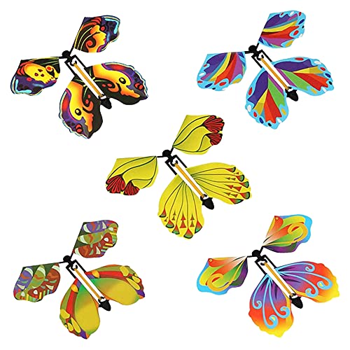 20 Piezas Mariposa Voladora, Mariposa Mágica Plastico Juego de Flying Butterfly Tarjeta Mágica Mariposa Mariposa Mariposa Mágica Volar Para Cumpleaños Aniversario Regalo De Invitación de Boda