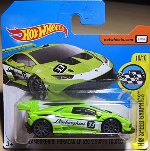 2017 Hot Wheels HW Speed Graphics Lamborghini Huracan LP 620-2 Super Trofeo Green 319/365 (Short Card)