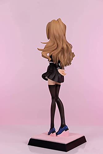 25CM Extraíble Edición Limitada Aisaka Taiga Anime Figura Juguetes Toradora Aisaka Taiga Uniformes Hermosa Chica PVC Figuras de Acción Juguetes Tigre Y DRAGÓN Modelo Muñeca Regalo