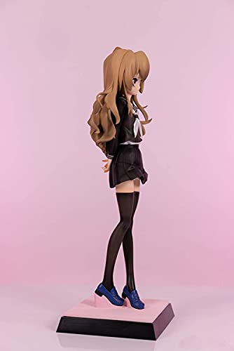 25CM Extraíble Edición Limitada Aisaka Taiga Anime Figura Juguetes Toradora Aisaka Taiga Uniformes Hermosa Chica PVC Figuras de Acción Juguetes Tigre Y DRAGÓN Modelo Muñeca Regalo