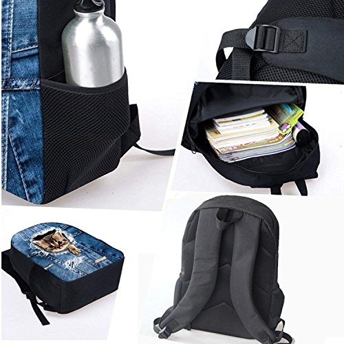 3 unids/conjuntos de mochila con mochila para niños pequeña caja de almuerzo estuche de fuego agua baloncesto impresión Bookbag