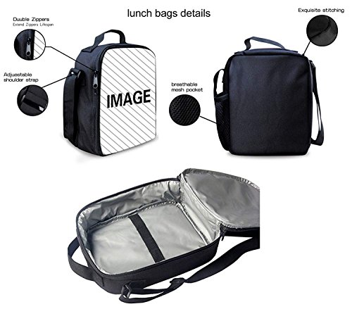 3 unids/conjuntos de mochila con mochila para niños pequeña caja de almuerzo estuche de fuego agua baloncesto impresión Bookbag