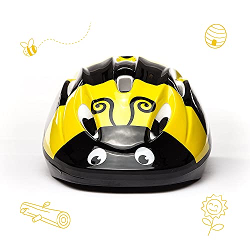 3StyleScooters® SafetyMAX® Casco para Niños - 6 Diseños Increíbles Bicicleta y Patinete - Cinta Ajustable - Opciones para Niños de 3 a 11 Años