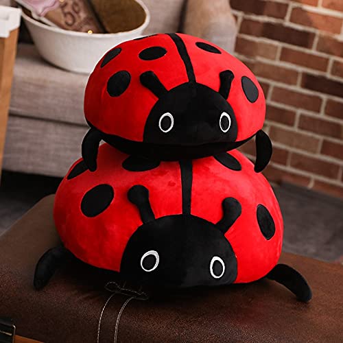 40-60 Cm Lindo Juguete De Peluche Suave Creativo Mariquita Mariquita Insecto Mantener Muñeca Almohada Cojín Novedad Niños Niñas Regalo De Cumpleaños