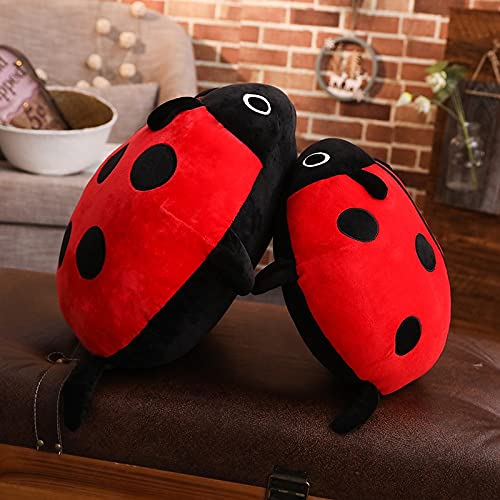 40-60 Cm Lindo Juguete De Peluche Suave Creativo Mariquita Mariquita Insecto Mantener Muñeca Almohada Cojín Novedad Niños Niñas Regalo De Cumpleaños