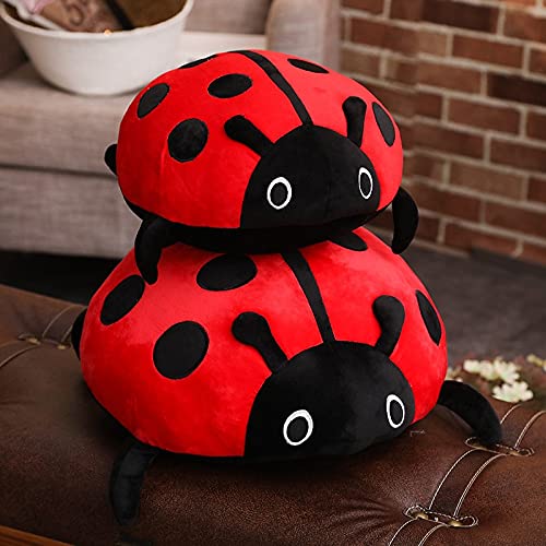 40-60 Cm Lindo Juguete De Peluche Suave Creativo Mariquita Mariquita Insecto Mantener Muñeca Almohada Cojín Novedad Niños Niñas Regalo De Cumpleaños