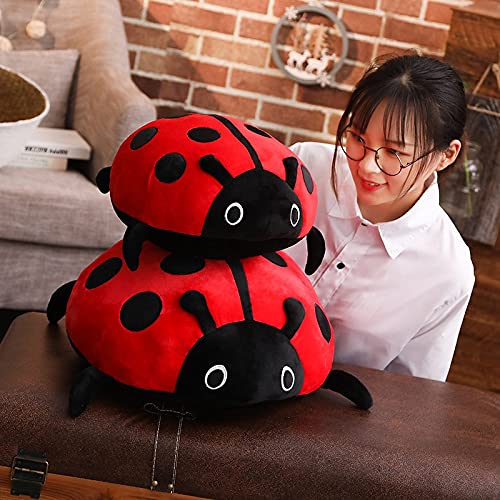 40-60 Cm Lindo Juguete De Peluche Suave Creativo Mariquita Mariquita Insecto Mantener Muñeca Almohada Cojín Novedad Niños Niñas Regalo De Cumpleaños