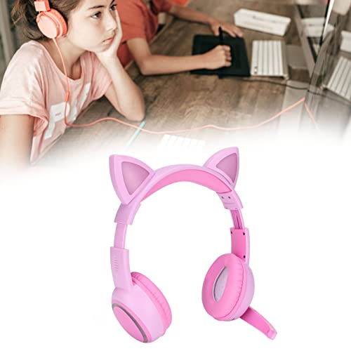 5.1 Auriculares para Niños, Modo Dual Inalámbrico Y con Cable, Portátil Y Plegable, Adecuado para Niños, Estudiantes en la Escuela, Cursos en Línea o Viajes