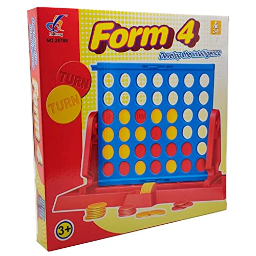 Acan Toinsa - Juego de Mesa 4 en Raya con fichas, Juguete Infantil, desarrolla la Inteligencia, Familiar, Sociable, Habilidad, 2 a 4 Jugadores, Dimensiones 31 x 31 x 3.5 cm