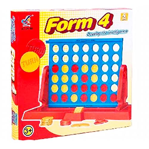 Acan Toinsa - Juego de Mesa 4 en Raya con fichas, Juguete Infantil, desarrolla la Inteligencia, Familiar, Sociable, Habilidad, 2 a 4 Jugadores, Dimensiones 31 x 31 x 3.5 cm