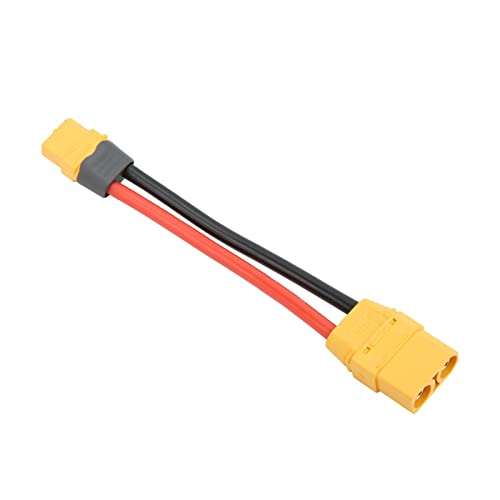 Adaptador XT60H a XT90, Cable Adaptador Seguro XT60H Flexible Suave para Aviones