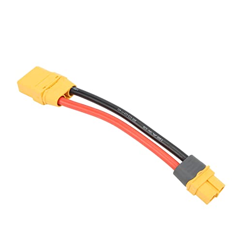 Adaptador XT60H a XT90, Cable Adaptador Seguro XT60H Flexible Suave para Aviones