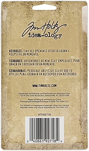 Advantus Idea-Ology fori con lunghi fermi-5/Pkg-nichel/ottone/rame Antico