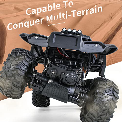 AIOJY 1:10 Escala Off-Road Car Amortiguador Camión Vehículo de Escalada en Pendiente de 45 ° Ruedas Grandes Buggy Coche de Carreras Escalada Flexible Mano de Obra