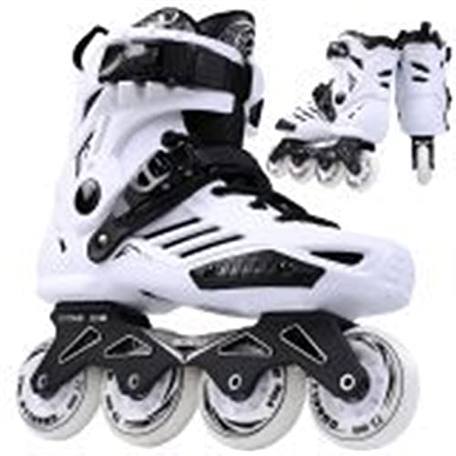 Ajustable Patines En LíNea Adulto Fitness en línea Skate Performance Enline Patines en línea Speed ​​Skates Zapatos Hockey Sneakers Rollers Mujeres Unisexo for adultos Patines en línea Profesional