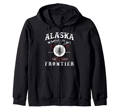 Alaska The Last Frontier Glacier Bear Sudadera con Capucha