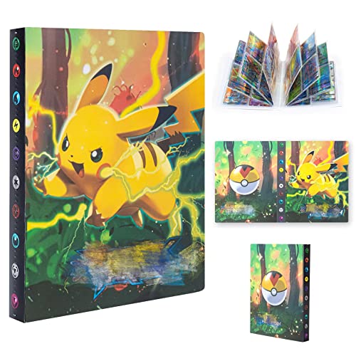 Álbum Titular de Tarjetas, Carpeta Pokemon Tarjetas, Album Protectora de Doble Cara de Tarjeta Pokemon, Libro de Cartas GX EX Colección, 30 páginas 240 Tarjetas Capacidad