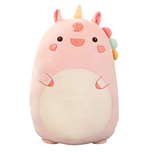 Almohada para Abrazar de Felpa de Dinosaurio, Lindo Animal de Peluche, Juguete de Peluche, Almohada Suave de Dibujos Animados, Almohada para Dormir para Niños (60cm/23.62in, Unicorn)