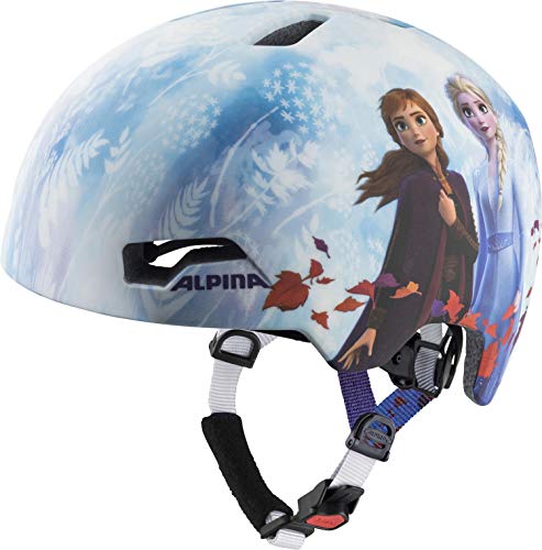 Alpina Hackney Casco de Ciclismo, Girls, Disney Frozen, 51-56