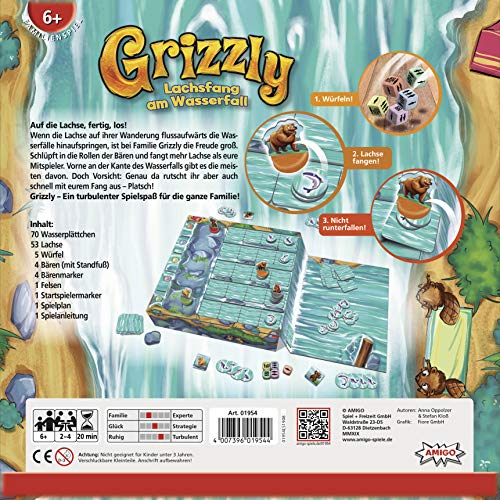 Amigo 01954 Grizzly - Juego de Mesa (Contenido en alemán)