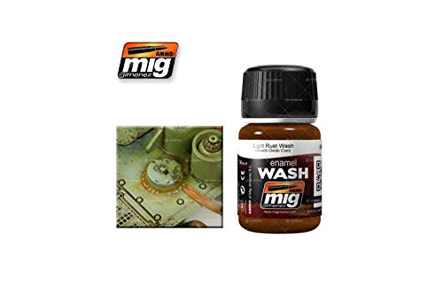 AMMO MIG-1004 Esmalte (35 ml) Ligero Rust Wash, Multicolor