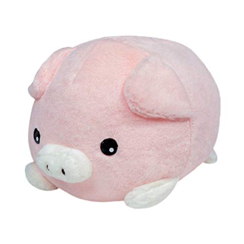 Amosfun Cojín de peluche con relleno suave de cerdo, regalo de cumpleaños para niños y adultos (40 cm)