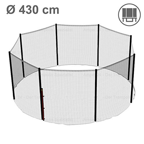 Ampel 24, Red de Seguridad de reemplazo para Cama elástica 183 cm y 6 Barras | Barras no Incluidas | Resistente a los UV | Red Exterior