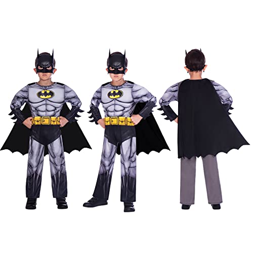 amscan 9906194 Disfraz de Batman para niños de 3 a 4 a 1 unidad