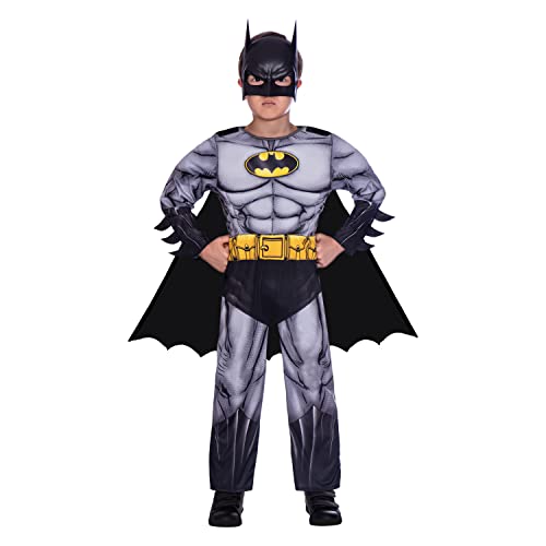 amscan 9906194 Disfraz de Batman para niños de 3 a 4 a 1 unidad