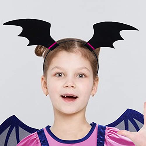 Amycute Disfraz de murciélago con alas, Halloween Vampiro para niña, vestido lila, disfraz infantil, alas de murciélago, juguetes y regalos para cumpleaños, Halloween, carnaval (130)