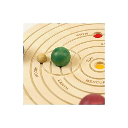 Andreu Toys-3D Solar System Puzzles de Madera, Multicolor (16110)