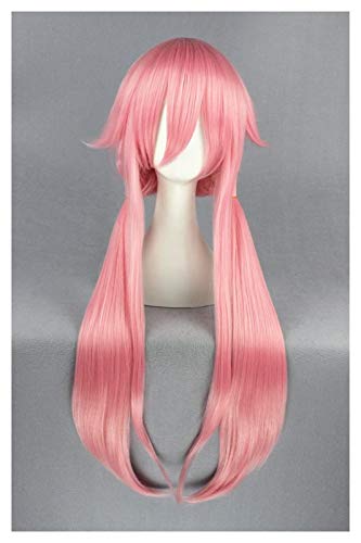 Anime Cosplay peluca para Murata Tomosa Mirai Nikki Gasi Yuno Pelucas de pelo sintético con peluca libre Seupeak