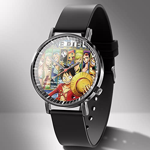 Anime One Piece Luffy Sauron Nami Chopper Reloj De Pulsera, Animado De Personaje Reloj De Cuarzo Caja De AleacióN Adornos Segundo Elemento DecoracióN Chicos Chicas