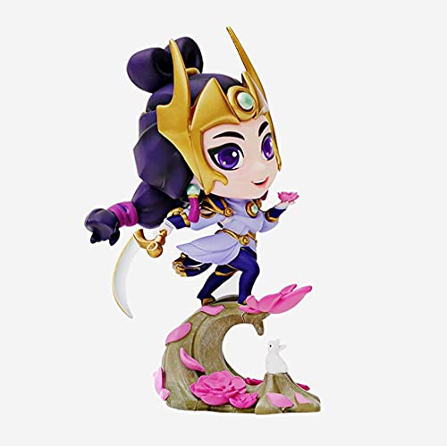 Anime Regalo Anime Modelo muñeca LOL Liga de Leyendas guanghan Hada Brillante Luna Diosa Diana Juguete acción figuren Escultura 10 cm