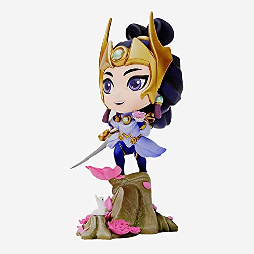 Anime Regalo Anime Modelo muñeca LOL Liga de Leyendas guanghan Hada Brillante Luna Diosa Diana Juguete acción figuren Escultura 10 cm