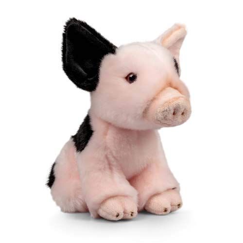 Animigos Peluche de Cerdito, diseño Realista, Suave, Aprox. Tamaño: 17 cm. (H. Grossmann Ltd 37252)