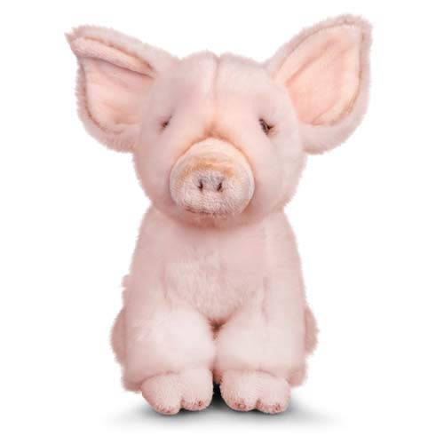 Animigos Peluche de Cerdito, diseño Realista, Suave, Aprox. Tamaño: 17 cm. (H. Grossmann Ltd 37252)