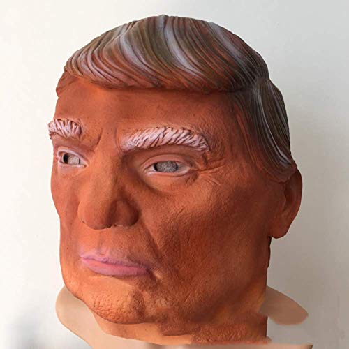 ANLING Máscara de látex Donald Trump, multimillonario Presidente de Estados Unidos Estados Unidos, los políticos, el Maquillaje máscara de Halloween,2