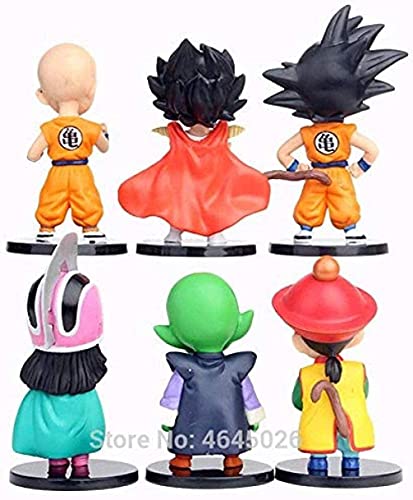 Anmine Dragon Ball Son Goku Krillin Vegeta Gohan Anime Figuras Colección Estatua Modelo Niños Juguetes Regalo