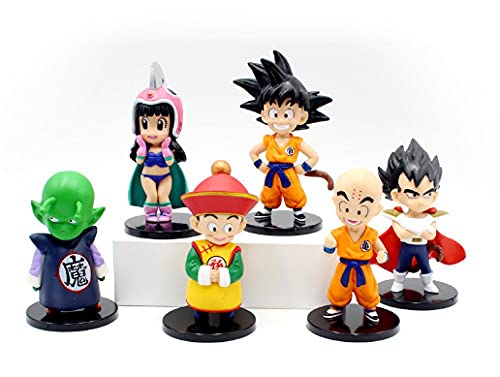 Anmine Dragon Ball Son Goku Krillin Vegeta Gohan Anime Figuras Colección Estatua Modelo Niños Juguetes Regalo