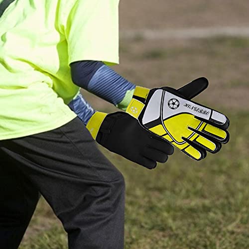 applyvt Guantes de Portero de fútbol para niños y jóvenes Guantes de Portero de Agarre Fuerte, Guantes de Portero de fútbol para niños y jóvenes con Agarre Fuerte, 23x12x1cm