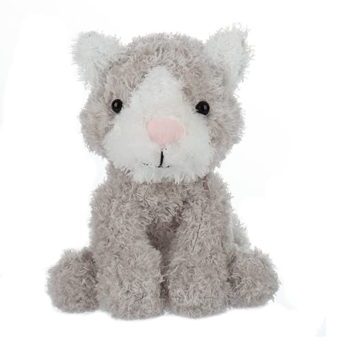 Apricot Lamb Peluche suave con animales rellenos de melocotón gris, para niños y bebés, 20 cm