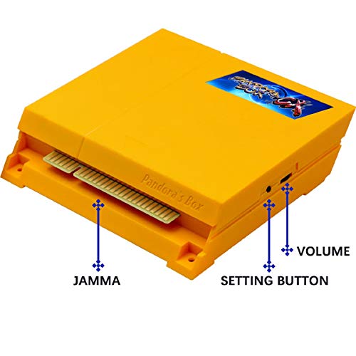 ARCADORA Original 3A Pandora Box CX 2800 en 1 Arcade Jamma Board, Juegos gabinete Bricolaje, Salida HDMI CRT CGA VGA, Soporte 4 Jugadores, búsqueda precisa, Agregar Juegos, botón Personalizado