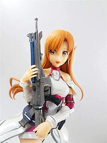 Art Online / Sao: Yuuki Asuna Figura de acción Anime Figurine Personaje Modelo 20cm PVC PVC Estatua hecha a mano Adornos de escritorio Coleccionables Papel Juguetes Muñecas Dollar regalos de cumpleaño